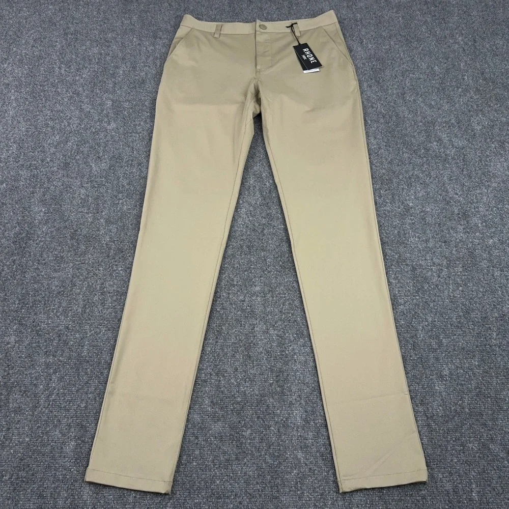 NEW Rhone Commuter Pant Skinny Men's 32x36 Flex-Knit Performance Trouser Golf